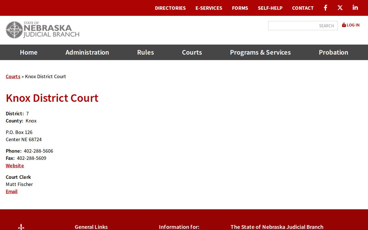 Knox County arrest warrant search state District Court contact