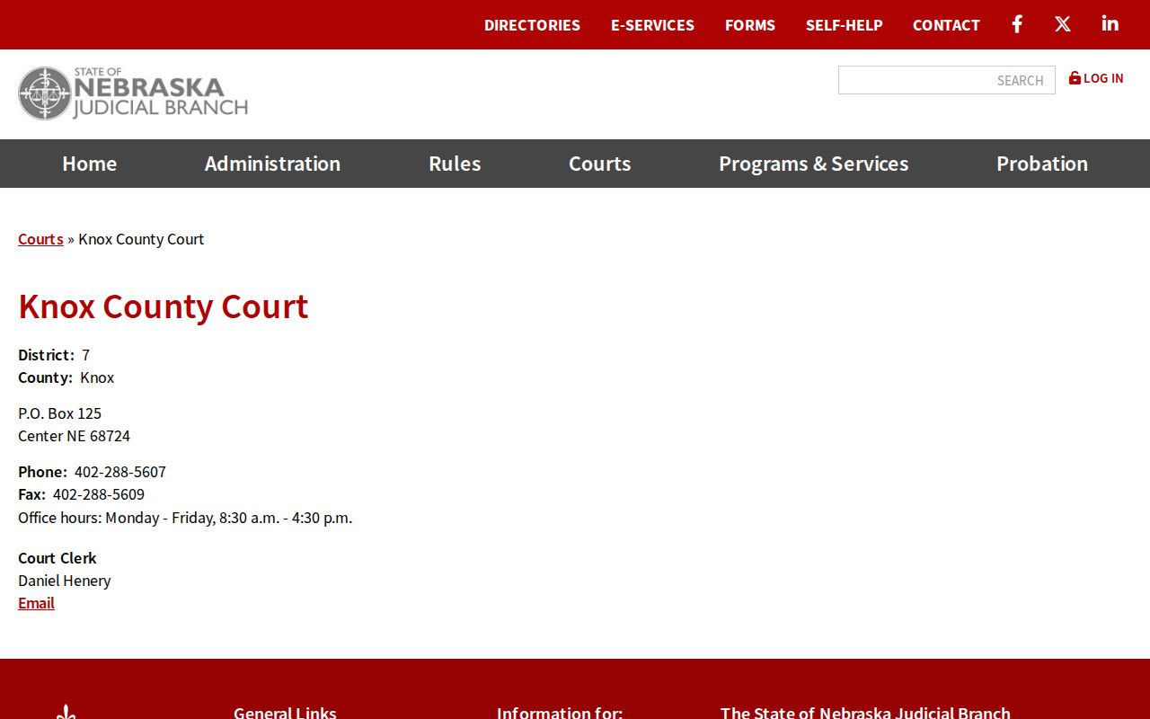 Knox County warrant lookup official state court contact