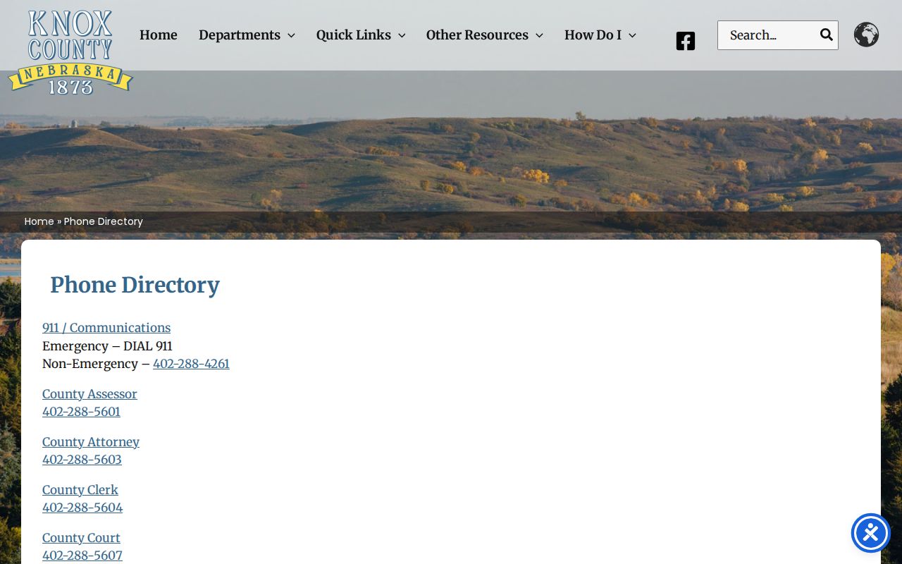 Knox County warrant records official phone directory